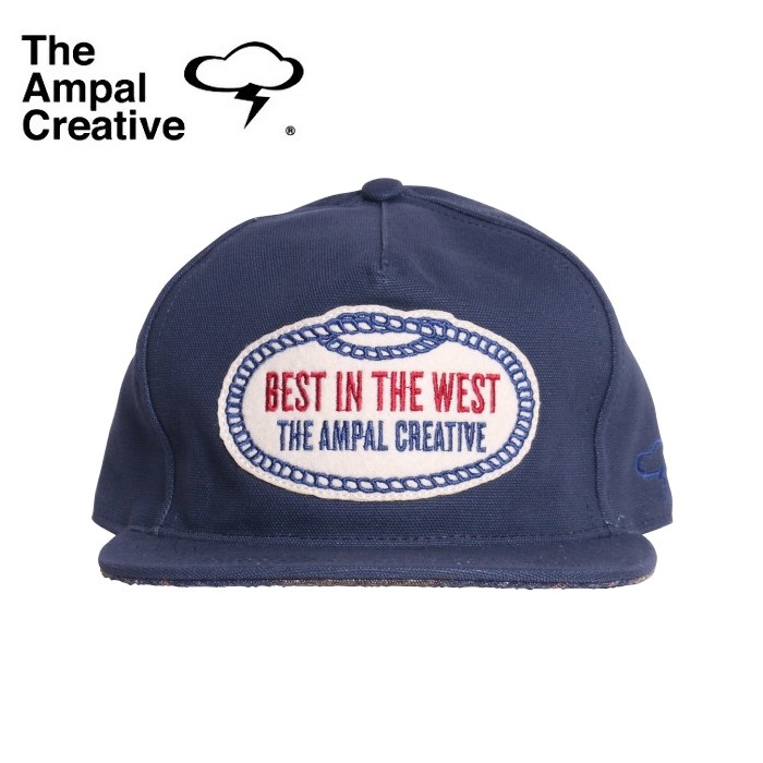 THE AMPAL CREATIVE (ザ・アンパル クリエイティブ)　BEST IN THE WEST NVY Strapback S157　【キャップ 帽子 定番 人気 カリフォル