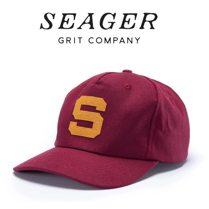 SEAGER(シーガー)　Era Snapback (maroon)　【キャップ 帽子】【シーガー キャップ】【定番 人気 シンプル アウトドア サーフィン ス