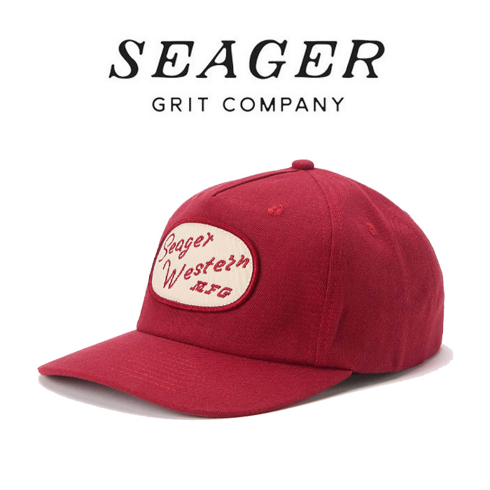 SEAGER(シーガー)　Garland Hemp Snapback cap (BURGUNDY)　【キャップ 帽子】【シーガー キャップ】【定番 人気 シンプル アウトド