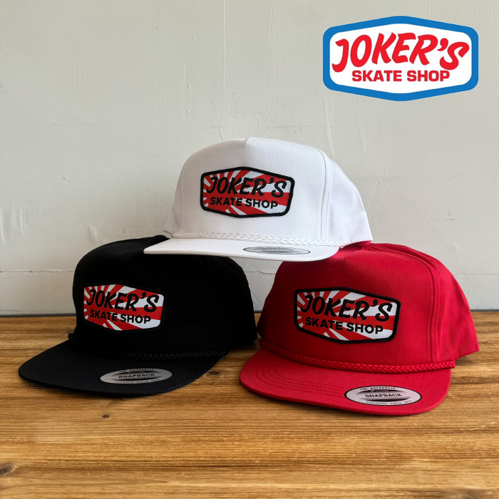 【SALE40%OFF】　JOKERS SKATE SHOP (ジョーカーズスケートショップ)　JAPAN LOGO PATCH ROPE HAT　【キャップ 帽子 定番 人気 カリ