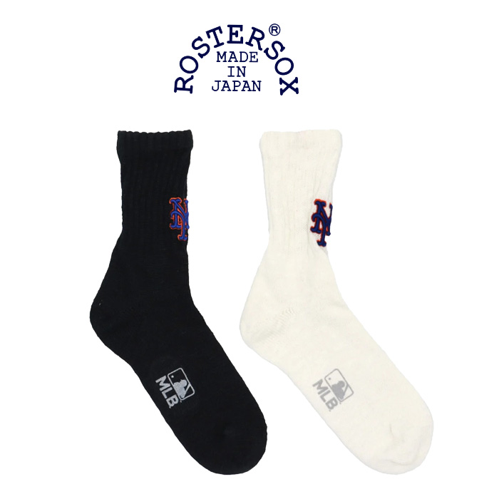 ROSTER SOX (ロスターソックス)　B3D MLB SOCKS - New York Mets　【MLB×ROSTER SOX】【ソックス 靴下 SOCKS SOX】【メジャーリーグ