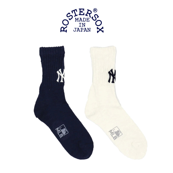 ROSTER SOX (ロスターソックス)　B3D MLB SOCKS - New York Yankees　【MLB×ROSTER SOX】【ソックス 靴下 SOCKS SOX】【メジャーリー