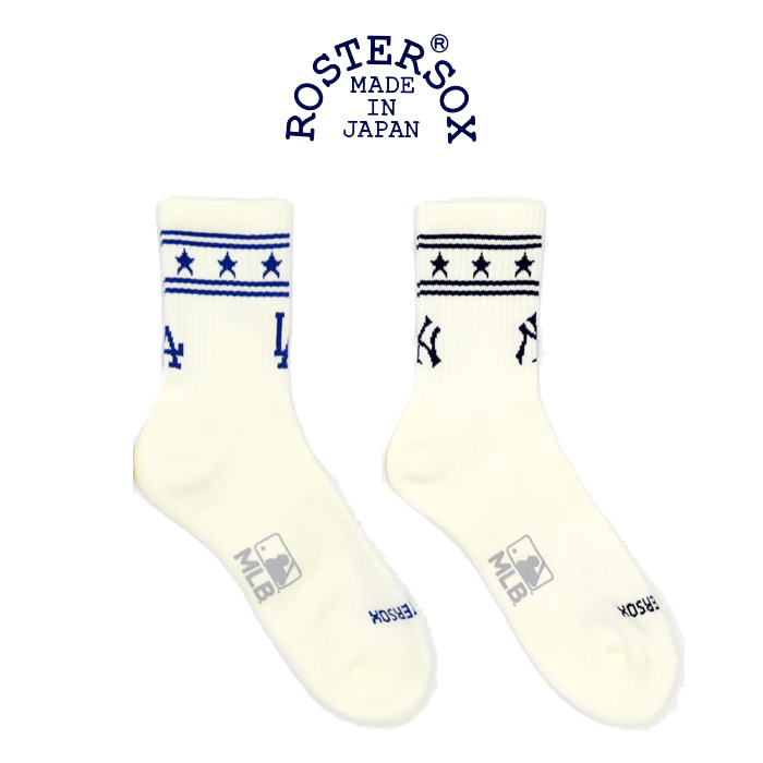 ROSTER SOX (ロスターソックス)　MLB CAL SOCKS　【MLB×ROSTER SOX】【ソックス 靴下 SOCKS SOX】【メジャーリーグ公認】【MBL-177】