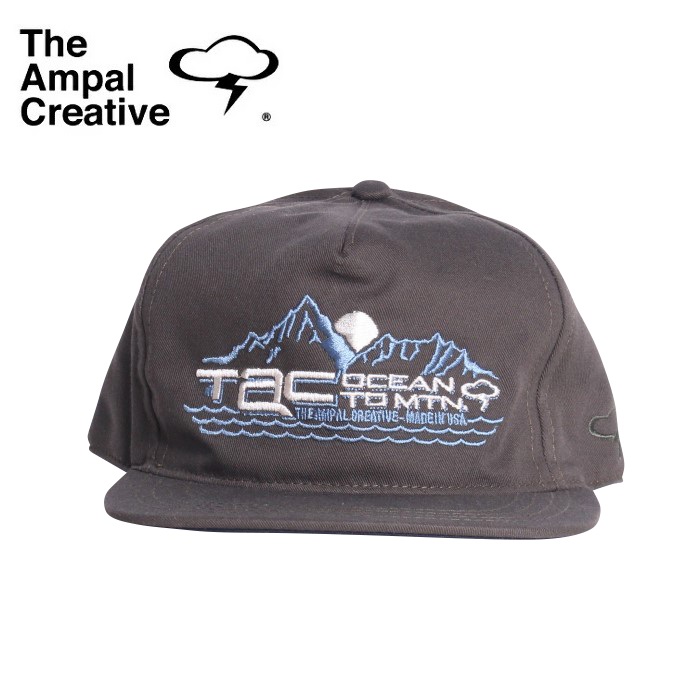 THE AMPAL CREATIVE (ザ・アンパル クリエイティブ)　OCEAN TO MOUNTAIN DK.GREEN Strapback S162　【キャップ 帽子 定番 人気 カリ