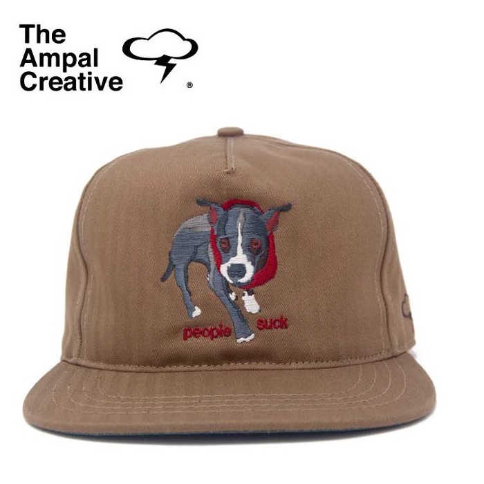 THE AMPAL CREATIVE (ザ・アンパル クリエイティブ)　PEOPLE SUCK Strapback S132　【キャップ 帽子 定番 人気 カリフォルニア MADE 