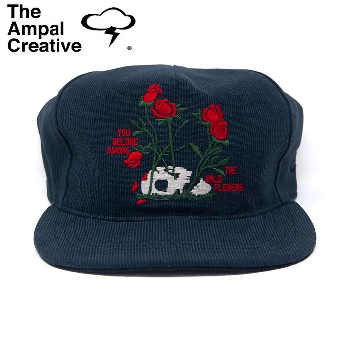 THE AMPAL CREATIVE (ザ・アンパル クリエイティブ)　WILD FLOWER Strapback　【キャップ 帽子 定番 人気 カリフォルニア MADE IN US
