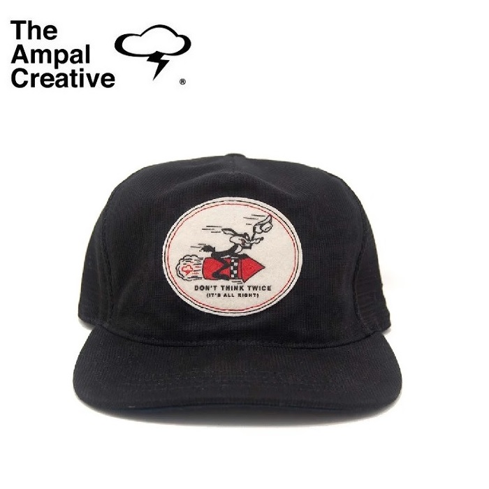 THE AMPAL CREATIVE (ザ・アンパル クリエイティブ)　DON'T THINK TWICE - Black Snapback　【キャップ 帽子 定番 人気 カリフォルニ