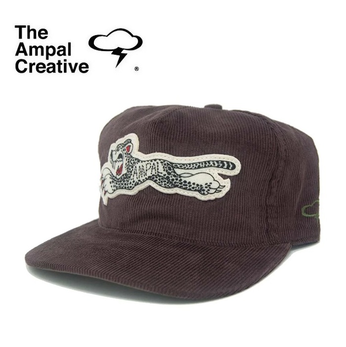 THE AMPAL CREATIVE (ザ・アンパル クリエイティブ)　CHEETAH CORD Strapback Brown S199　【キャップ 帽子 定番 人気 カリフォルニ