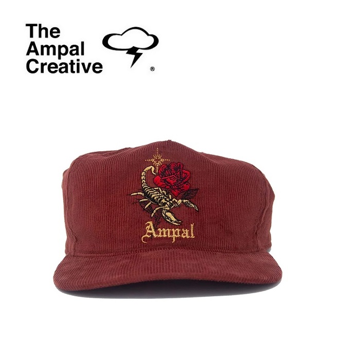 THE AMPAL CREATIVE (ザ・アンパル クリエイティブ)　SCORPIO CORD Strapback S201　【キャップ 帽子 定番 人気 カリフォルニア MADE