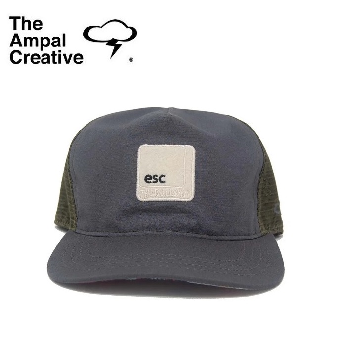 THE AMPAL CREATIVE (ザ・アンパル クリエイティブ)　ESCAPE - Trucker cap S204　【キャップ 帽子 定番 人気 カリフォルニア MADE I