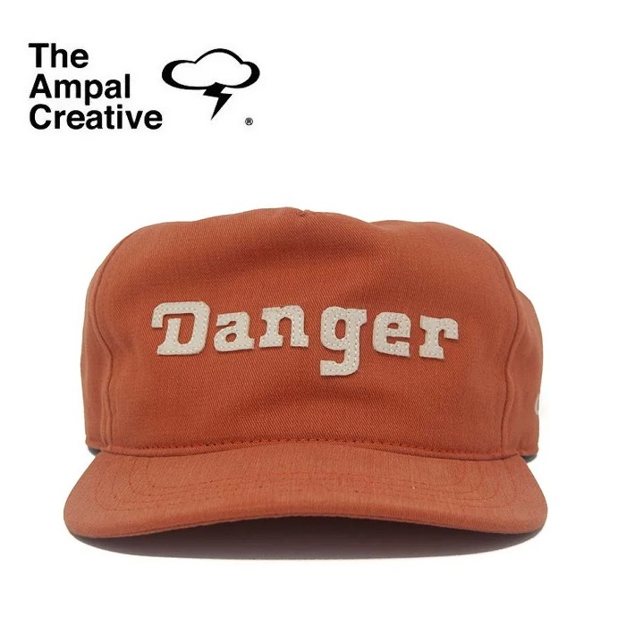 THE AMPAL CREATIVE (ザ・アンパル クリエイティブ)　DANGER Snapback - Burnt Orange　【キャップ 帽子 定番 人気 カリフォルニア M
