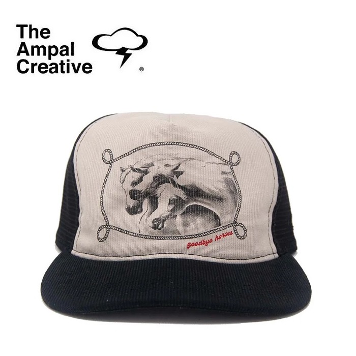 THE AMPAL CREATIVE (ザ・アンパル クリエイティブ)　GOODBYE HORSES TRUCKER - Snapback　【キャップ 帽子 定番 人気 カリフォルニ