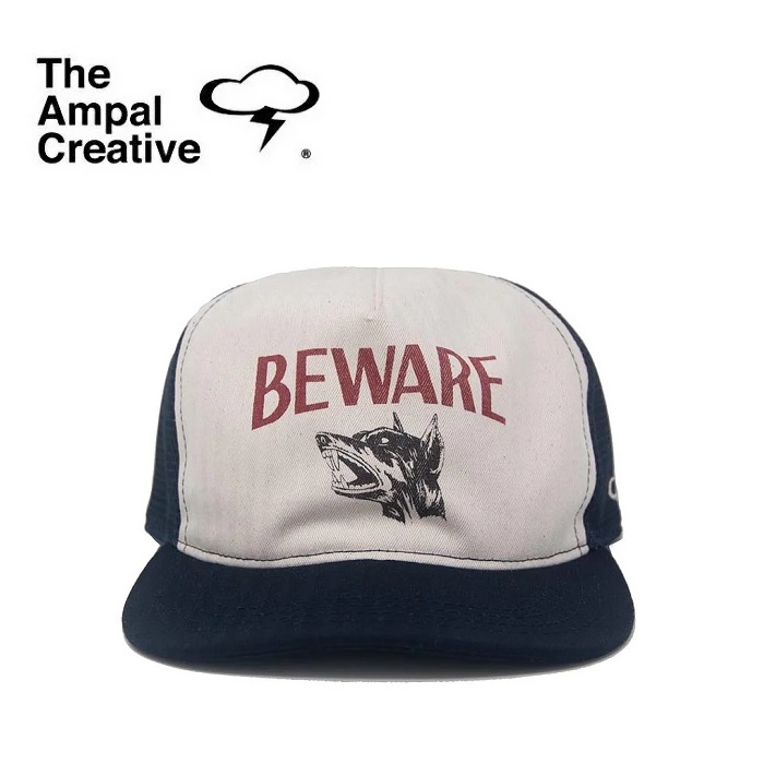 THE AMPAL CREATIVE (ザ・アンパル クリエイティブ)　BEWARE Trucker - Snapback Cap　【キャップ 帽子 定番 人気 カリフォルニア MA