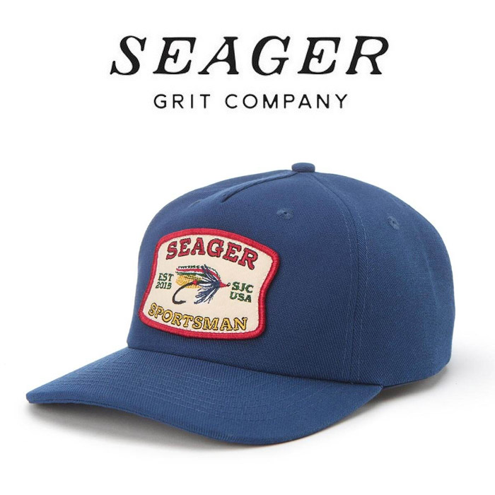 SEAGER(シーガー)　SEAGER SPORTSMAN SNAPBACK NAVY　【キャップ 帽子】【シーガー キャップ】【定番 人気 シンプル アウトドア サー