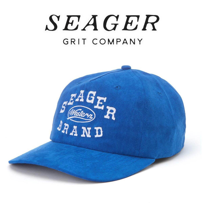 SEAGER(シーガー)　SEAGER SALOON SNAPBACK BLUE　【キャップ 帽子】【シーガー キャップ】【定番 人気 シンプル アウトドア サーフ