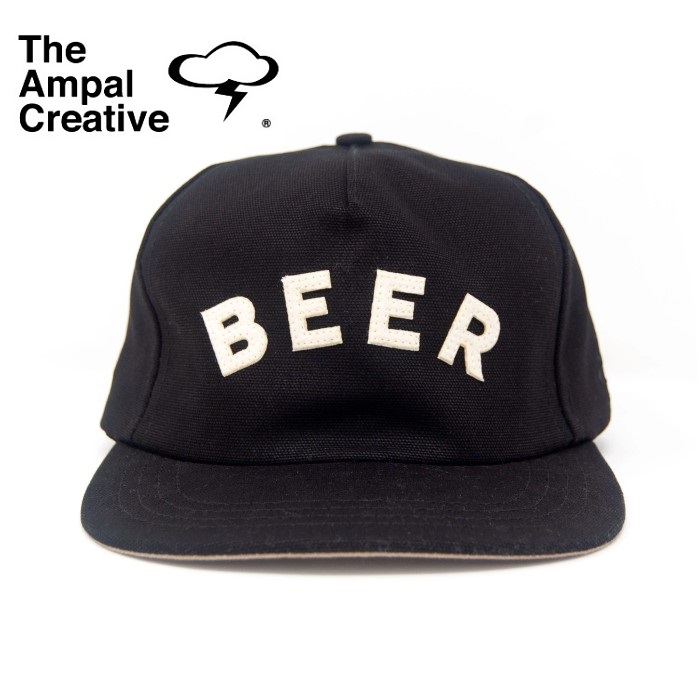 THE AMPAL CREATIVE (ザ・アンパル クリエイティブ)　AMPAL X MADEWEST "BEER" Strapback MW1　【キャップ 帽子 定番 人気 カリフォ