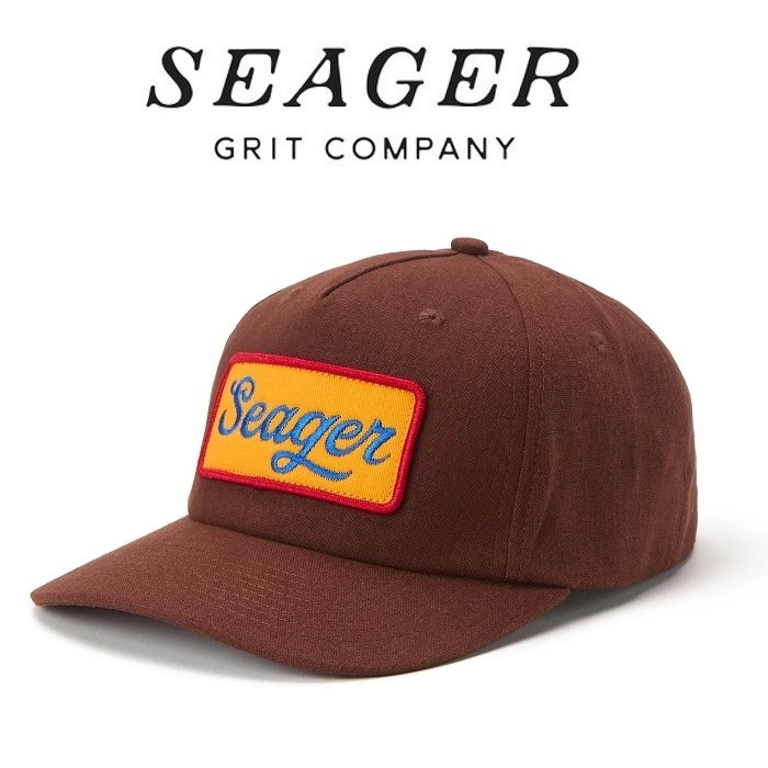 SEAGER(シーガー)　Uncle Bill Snapback (BROWN)　【キャップ 帽子】【シーガー キャップ】【定番 人気 シンプル アウトドア サーフ