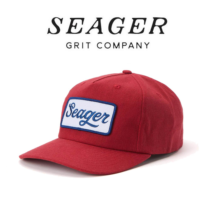 SEAGER(シーガー)　Uncle Bill Snapback (RED)　【キャップ 帽子】【シーガー キャップ】【定番 人気 シンプル アウトドア サーフィ