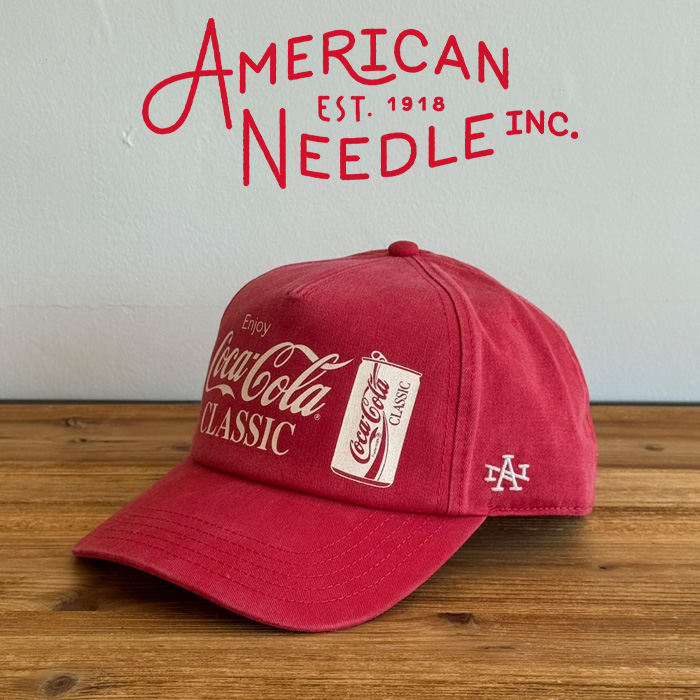 AMERICAN NEEDLE (アメリカンニードル)　WALKER - COKE　【キャップ 帽子 定番 人気  ロゴ】【25002A-COKE】