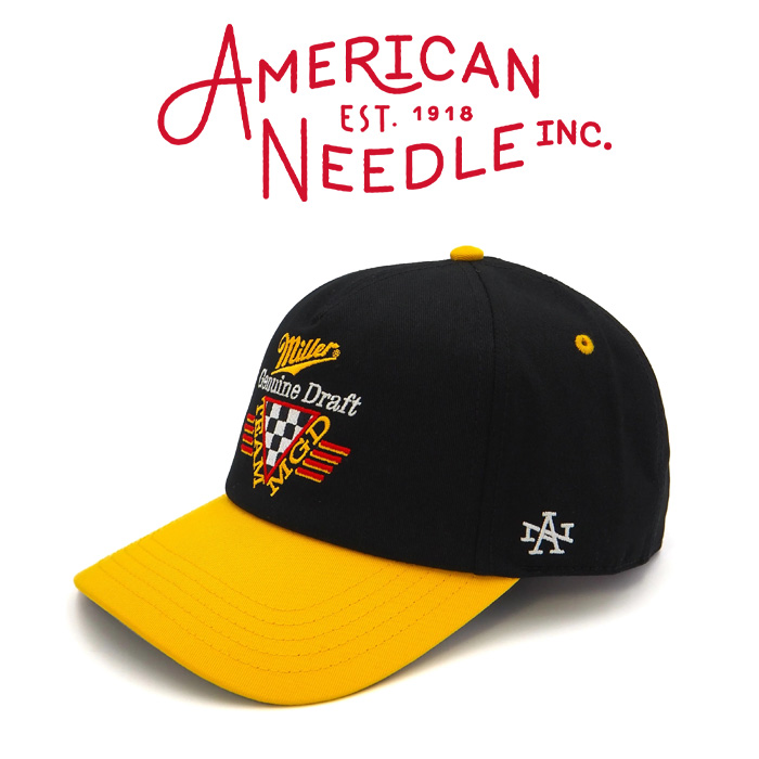 AMERICAN NEEDLE (アメリカンニードル)　ROSCOE - Miller Genuine Draft　【キャップ 帽子 定番 人気  ロゴ】【SMU769A-MGD】