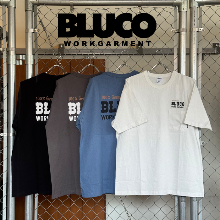 BLUCO (ブルコ)　POCKET TEE -BOLT-　【ポケットTシャツ 半袖】【153-22-012】【2025 SUMMER コレクション】【お取り寄せ キャンセル