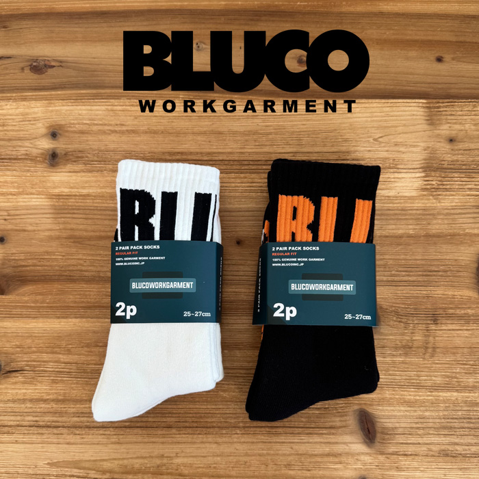 BLUCO (ブルコ)　2-PACK SOX -AROUND-　【ソックス 靴下】【153-55-006】【2025 SUMMER COLLECTION 新作】