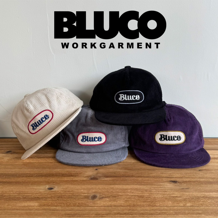 BLUCO (ブルコ)　CORDUROY CAP -PATCH-　【キャップ コーデュロイ】【155-61-037】【2025 LATE SUMMER  FALL COLLECTION 新作】