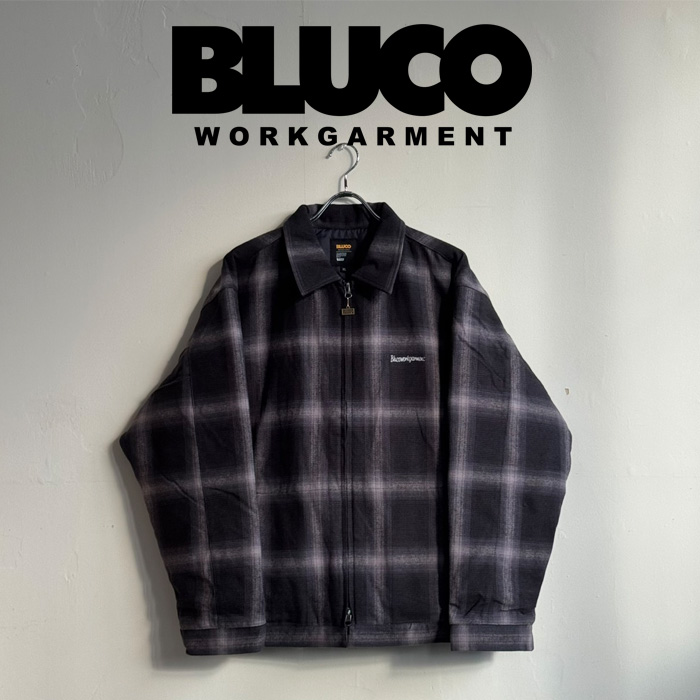 BLUCO (ブルコ)　OMBRE CHECK WINTER WORK JACKET　【ワークジャケット】【157-31-038】【2025 WINTER COLLECTION 新作】