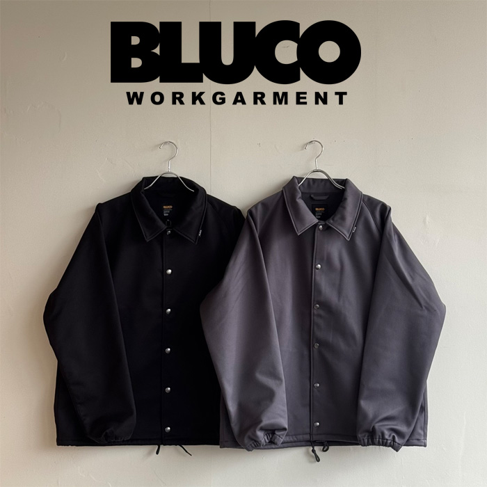 BLUCO (ブルコ)　STRETCH WARM COACH JACKET　【コーチジャケット】【157-31-042】【2025 WINTER COLLECTION】【お取り寄せ キャンセ