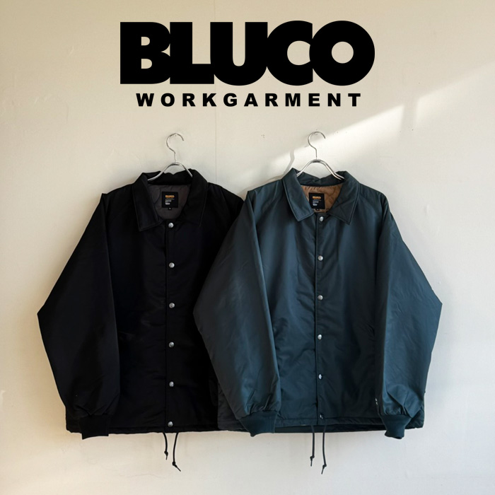 BLUCO (ブルコ)　WINTER COACH JACKET　【コーチジャケット】【157-31-051】【2025 WINTER COLLECTION 新作】