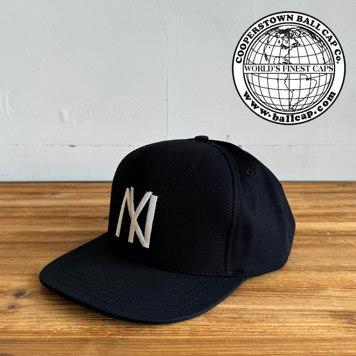 COOPERSTOWN BALL CAP (クーパーズタウンボールキャップ)　HI CROWN CAP SNAPBACK 1935 NYBYC (BLACK)　【キャップ 帽子 定番 人気 N