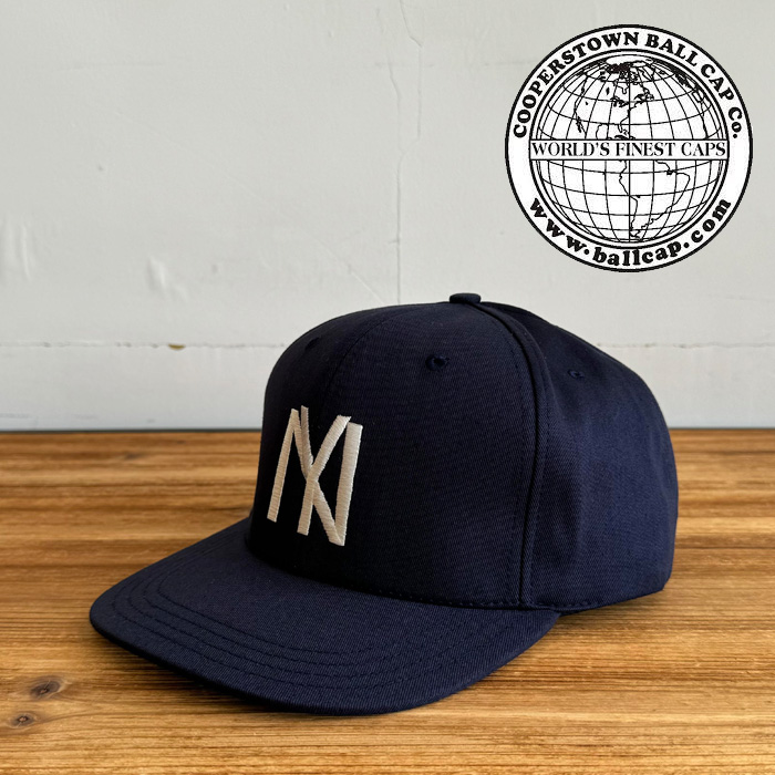 COOPERSTOWN BALL CAP (クーパーズタウンボールキャップ)　HI CROWN CAP SNAPBACK 1935 NYBYC (NAVY)　【キャップ 帽子 定番 人気 NY