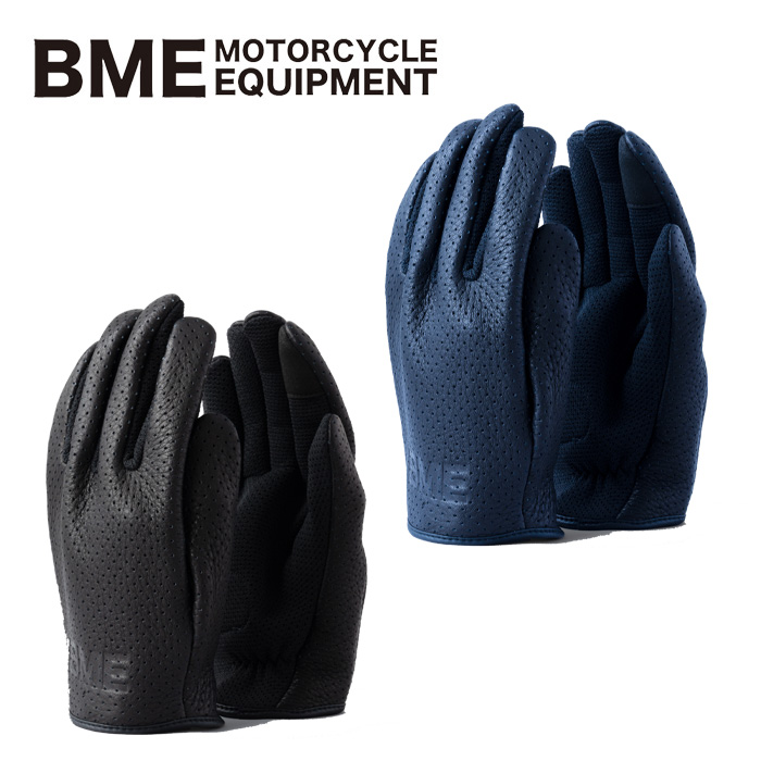 BME (BLUCO MOTORCYCLE EQUIPMENT)　DEERSKIN PUNCHING MESH GLOVE　【グローブ 手袋】【351-66-018】【2025 SPRING/SUMMER コレクシ