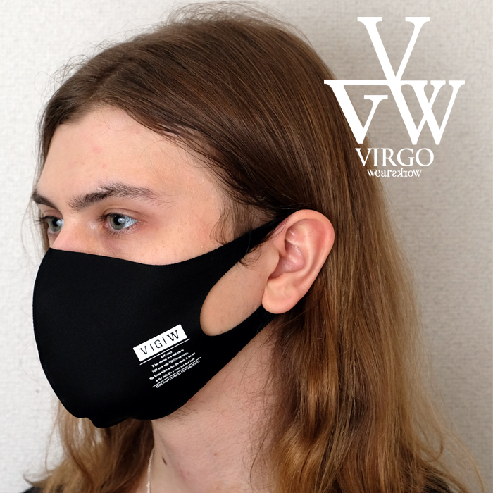 VIRGO ヴァルゴ  　BLK CROWS　【マスク】【3Dマスク ファッションマスク】【VG-GD-635】
