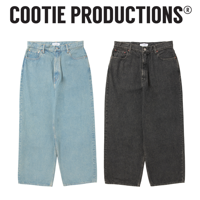 COOTIE(クーティー) 　 12.5oz Denim 5 Pocket Extra Baggy Pants 　【CTE-26A104】【デニム 5ポケット エクストラ バギー パンツ】