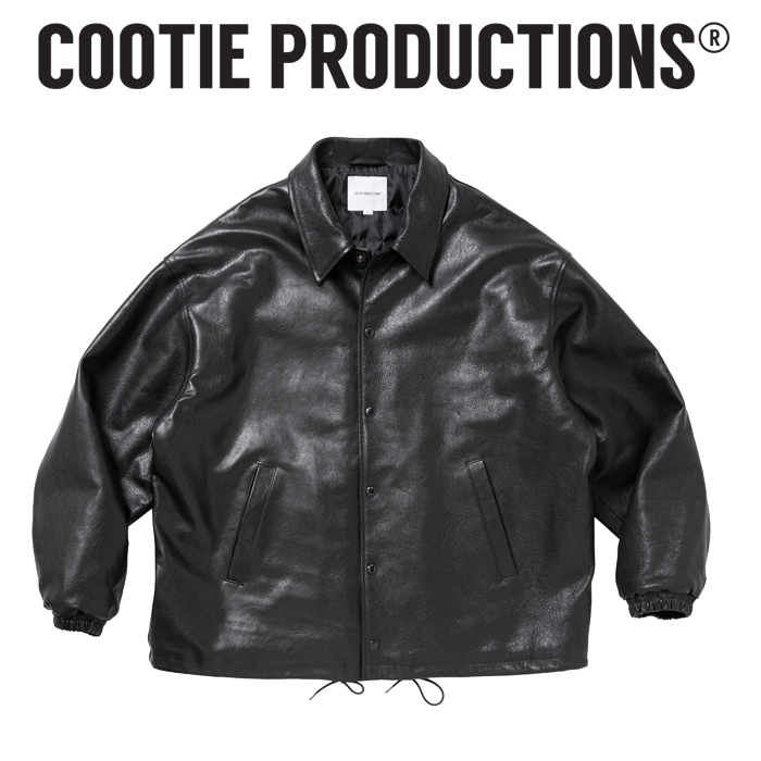 COOTIE (クーティー)　 Sheepskin Coach Jacket 　【CTE-26A219】【シープスキン レザーコーチ ジャケット】【COOTIE PRODUCTIONS ク