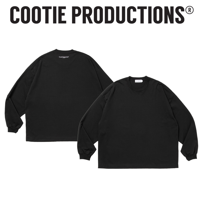 COOTIE (クーティー)　 Spanish Pima Boxy L/S Tee 　【CTE-26A302】【スパニッシュピマ ボクシー ロングスリーブ Tシャツ】【COOTIE