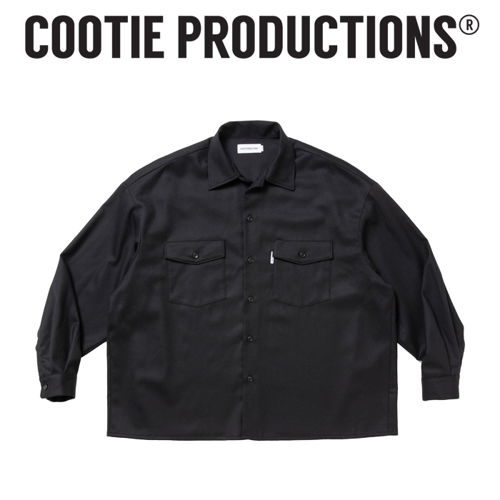 COOTIE (クーティー)　 Wool Flano L/S Work Shirt 　【CTE-26A404】【ウール フラノ ワーク シャツ】【COOTIE PRODUCTIONS クーティ