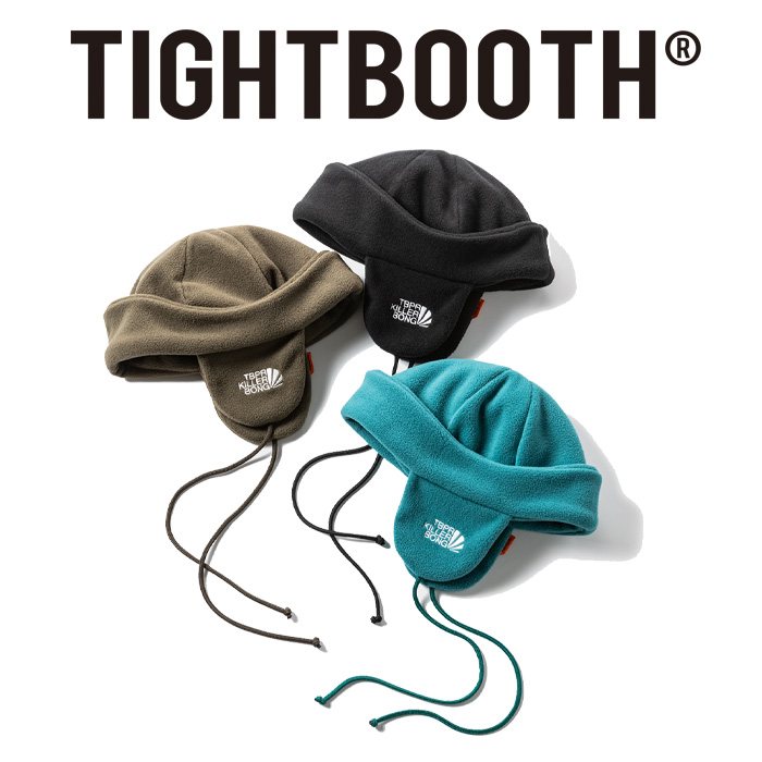 TIGHTBOOTH (タイトブース)　 FLEECE FLIGHT BEANIE 　 【フリース ビーニー 帽子】【KILLER BONG】【TIGHTBOOTH PRODUCTION タイト
