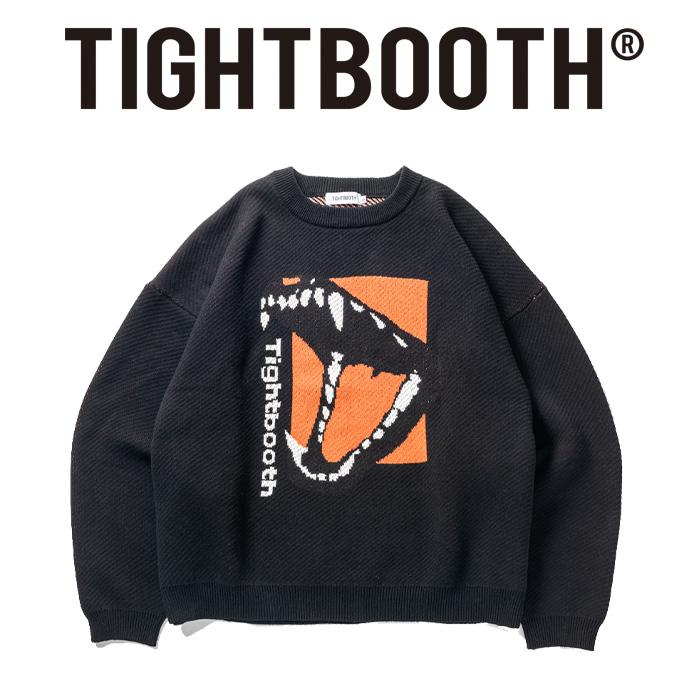 TIGHTBOOTH PRODUCTION (タイトブース プロダクション)　 BITE KNIT SWEATER 　 【クルーネック セーター】【TIGHTBOOTH PRODUCTION 