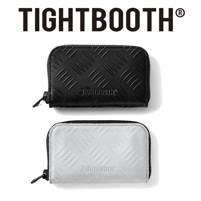 TIGHTBOOTH PRODUCTION (タイトブース プロダクション) 　 CHECKER PLATE LEATHER ZIP WALLET 　 【財布 ウォレット】【TIGHTBOOTH P