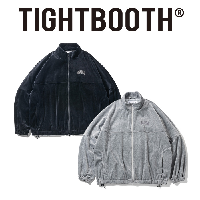 TIGHTBOOTH PRODUCTION (タイトブース プロダクション)　 VELOUR TRACK JACKET 　 【ベロア トラックジャケット】【FW24-JK14】【TIG