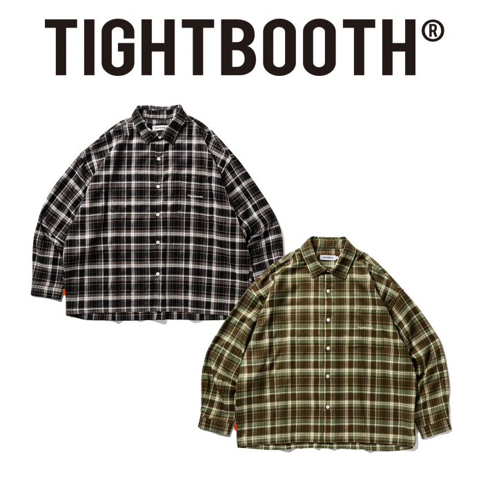TIGHTBOOTH PRODUCTION (タイトブース プロダクション)　 PLAID L/S SHIRT 　 【ロングスリーブ シャツ】【SS25-S03】【TIGHTBOOTH P