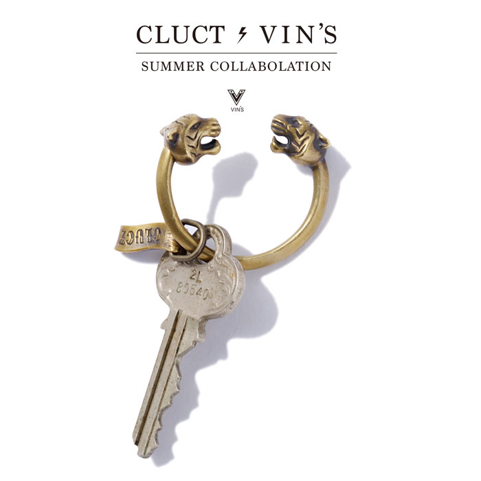 CLUCT (クラクト)　 CLUCT×VIN’S KEY RING　【2019SUMMER/AUTUMN新作】【コラボレーション】　【#03028】【キーリング】　
