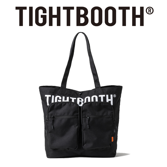 TIGHTBOOTH (タイトブース)　 DOUBLE POCKET TOTE　【トートバッグ】【TIGHTBOOTH PRODUCTION タイトブースプロダクション TBPR イン