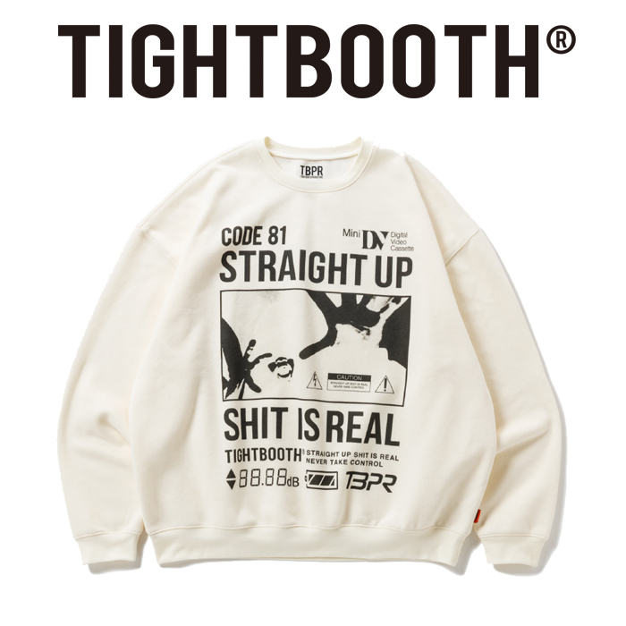 TIGHTBOOTH PRODUCTION (タイトブース プロダクション)　VISIBLE HUMAN CREW SWEAT　 【スウェット】【FW26-SW06】【TIGHTBOOTH PROD