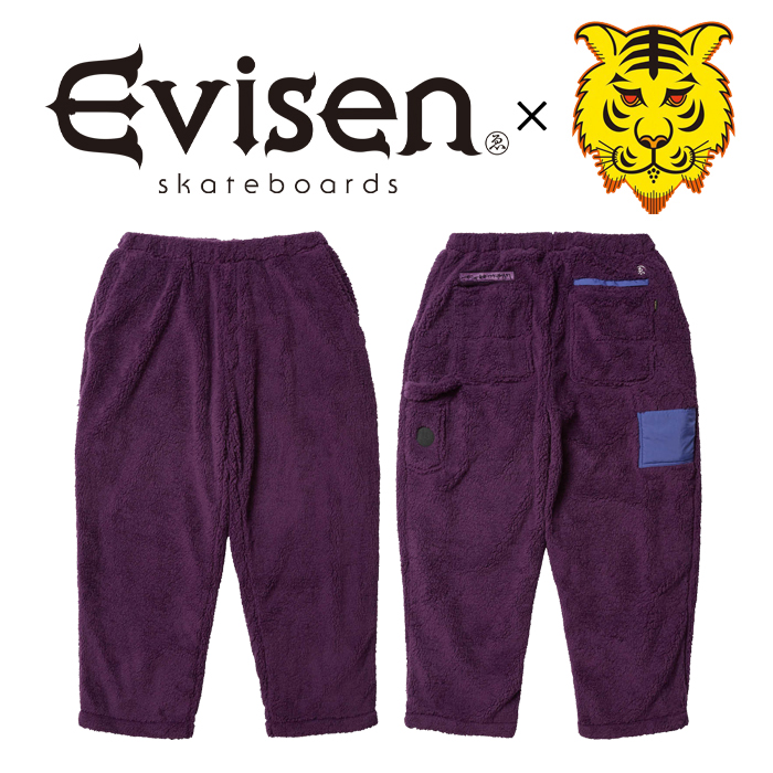 Evisen Skateboards (エヴィセン スケートボード)　 FEELIN’ SHAGGY FLEECE PANTS 　 【フリース パンツ】【5lack スラック 高田音楽