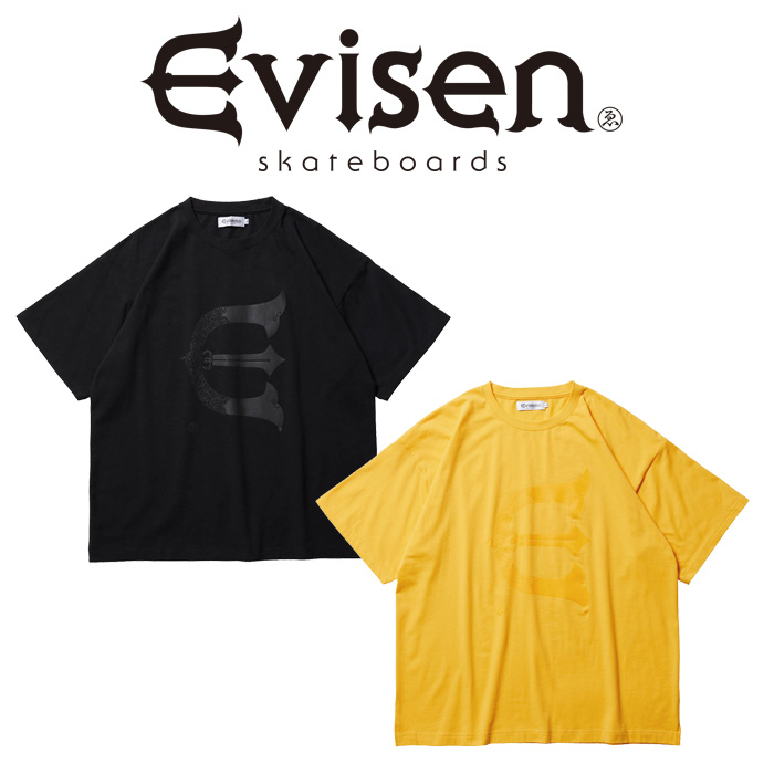 【SALE30%OFF】　Evisen Skateboards (エヴィセン スケートボード)　 E LOGO T-SHIRT 　 【Tシャツ】【エビセン スケートボード Evis