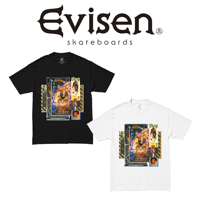 【SALE30%OFF】　Evisen Skateboards (エヴィセン スケートボード)　 DR.CAT & ORPHAN SUPER RATS　 【Tシャツ】【エビセン スケート