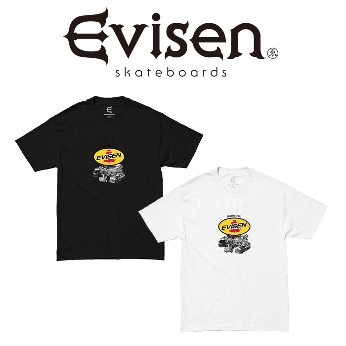 【SALE30%OFF】　Evisen Skateboards (エヴィセン スケートボード)　 SMOOTHEST OIL　 【Tシャツ】【エビセン スケートボード Evisen